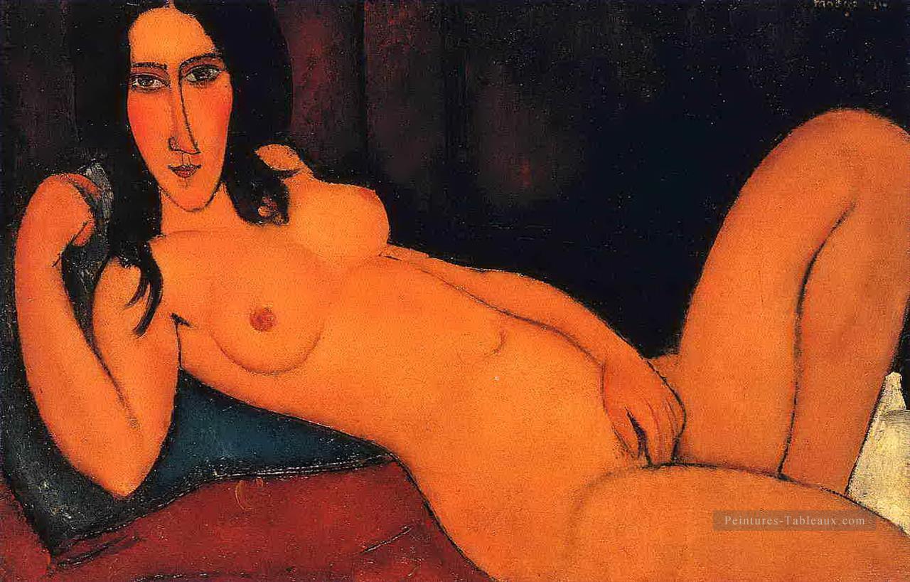couché nu 1917 2 Amedeo Modigliani Peintures à l'huile